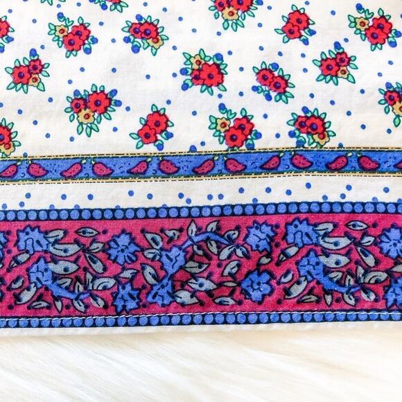 Altar'd State Floral Red White & Blue Tunic Dress Size Small - Picture 5 of 7